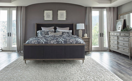 Coaster Alderwood 4-piece Queen Bedroom Set French Grey