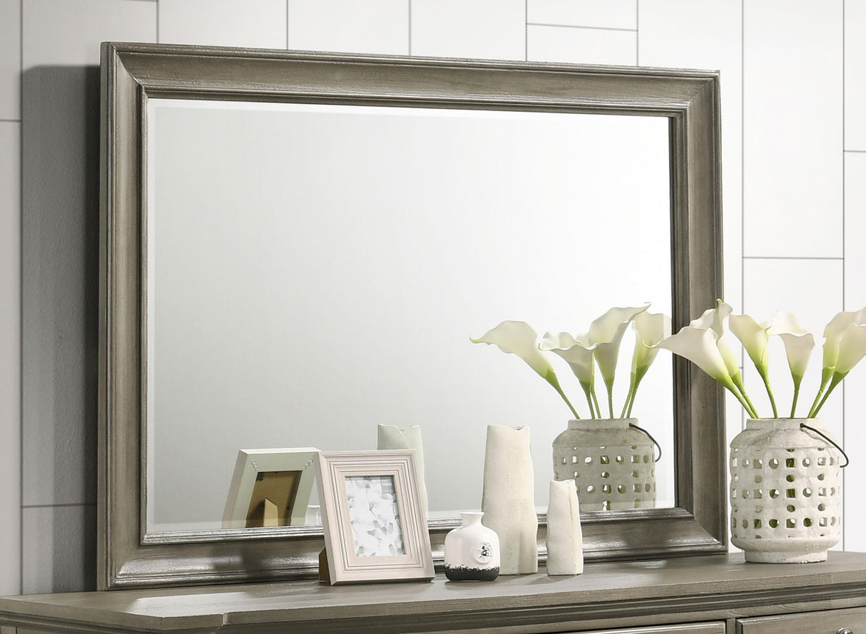 Coaster Alderwood Dresser Mirror French Grey