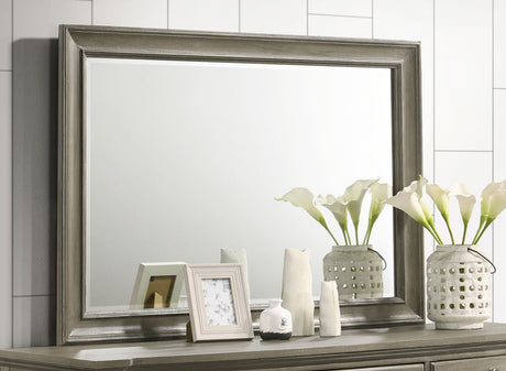 Coaster Alderwood Dresser Mirror French Grey