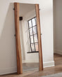 Coaster Winslow 31 x 76 Inch Standing Floor Mirror Smokey Walnut