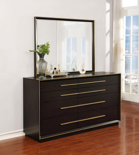 Coaster Durango 8-drawer Dresser with Mirror Smoked Peppercorn