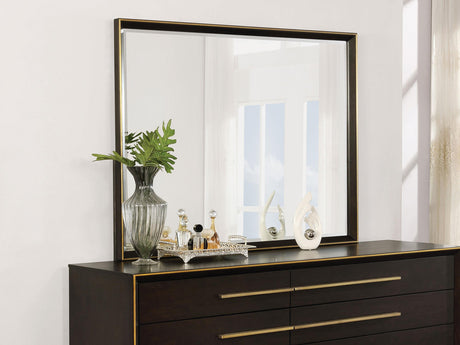 Coaster Durango Dresser Mirror Smoked Peppercorn