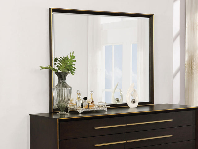 Coaster Durango Dresser Mirror Smoked Peppercorn