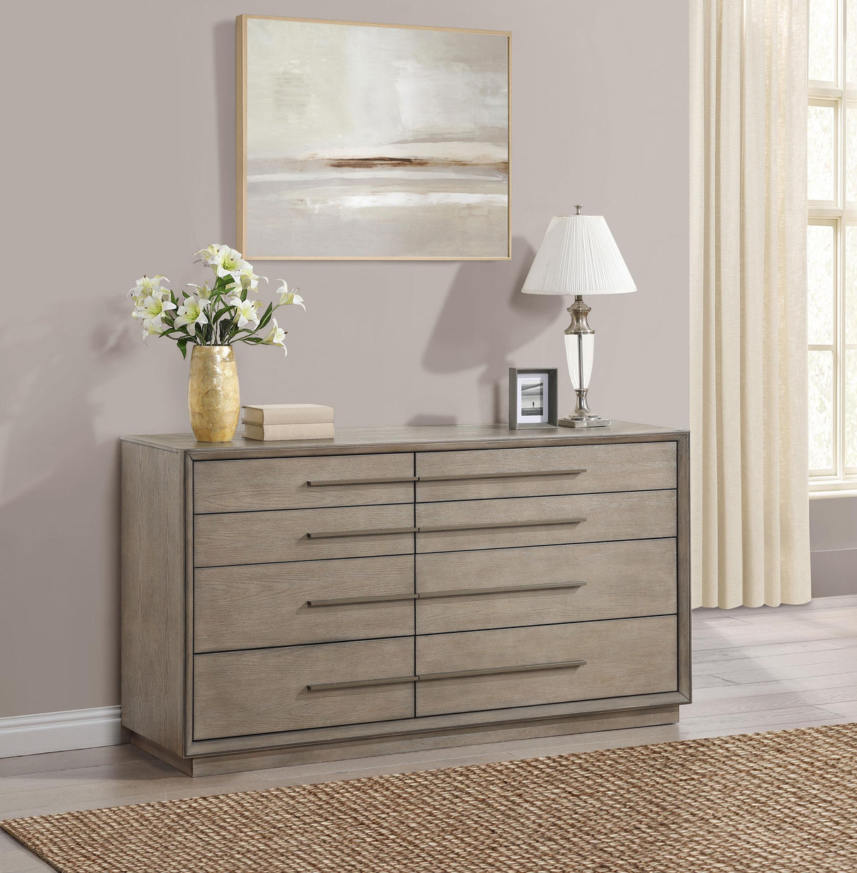 Coaster Durango 8-drawer Dresser Washed Oak