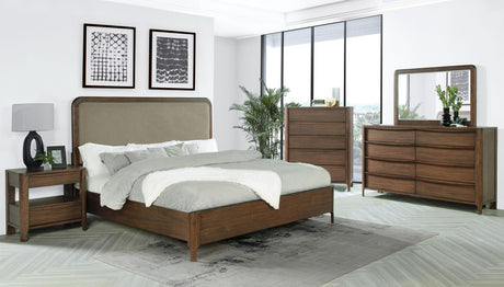 Coaster Maderia 5-piece Eastern King Bedroom Set Walnut