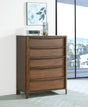 Coaster Maderia 5-drawer Chest of Drawers Walnut