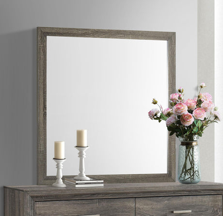 Coaster Wright Dresser Mirror Brown Oak