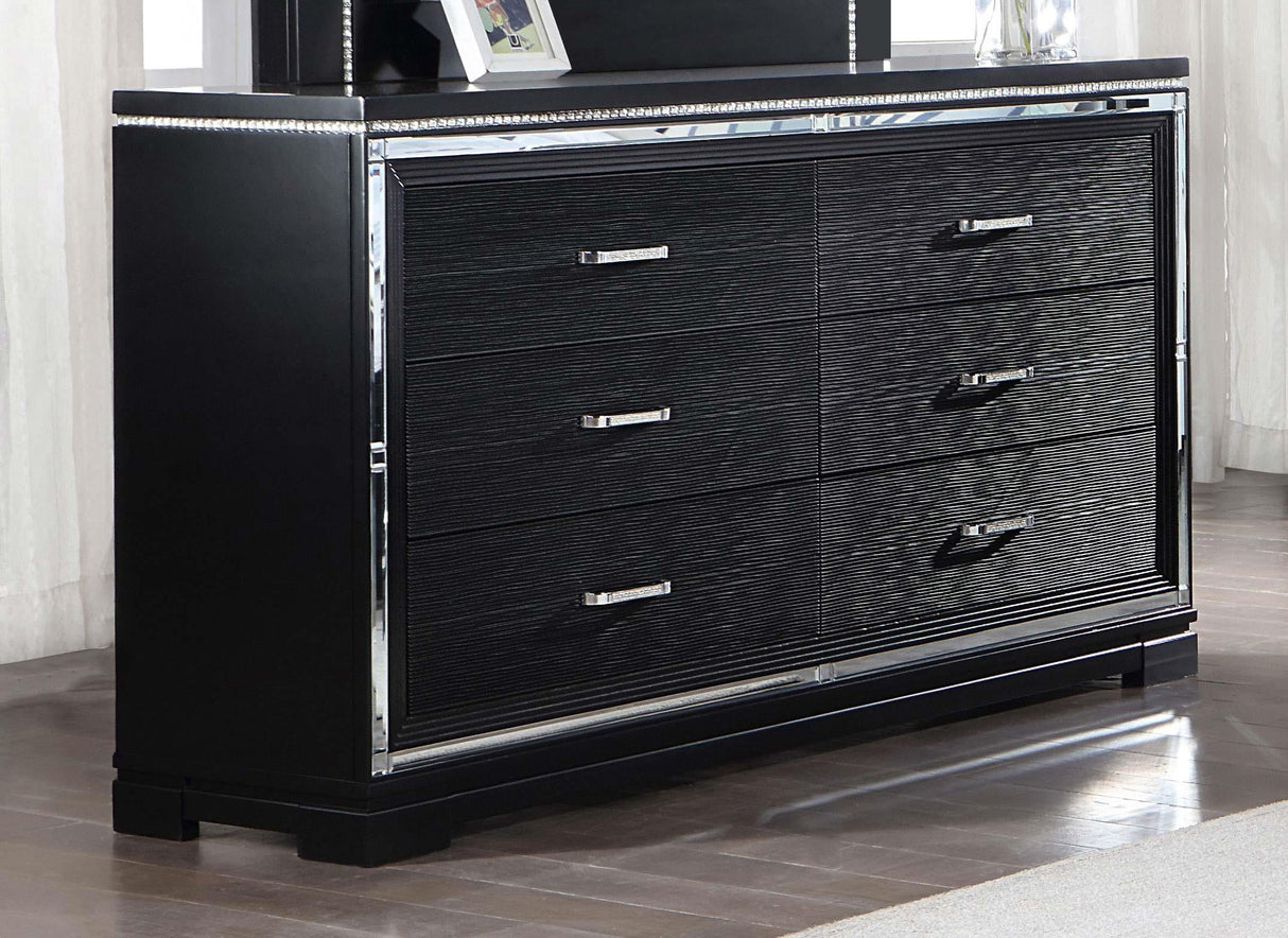 Coaster Cappola 6-drawer Dresser Black