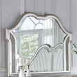 Coaster Evangeline Dresser Mirror Silver Oak