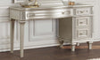 Coaster Evangeline 4-drawer Vanity Desk Makeup Table Silver Oak
