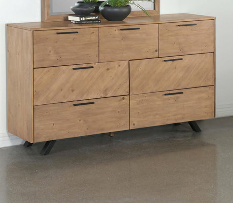 Coaster Taylor 7-drawer Dresser Light Honey Brown