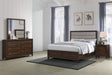 Coaster Welsley 4-piece Eastern King Bedroom Set Walnut