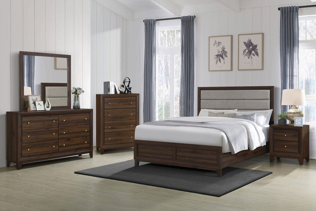 Coaster Welsley 5-piece Queen Bedroom Set Walnut