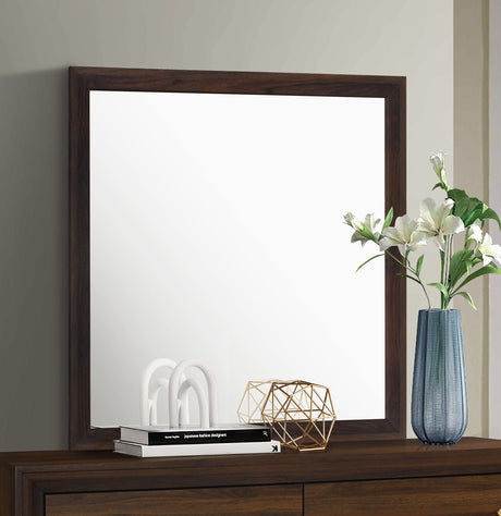 Coaster Welsley Dresser Mirror Walnut