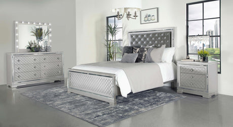 Coaster Eleanor 4-piece California King Bedroom Set Metallic Mercury