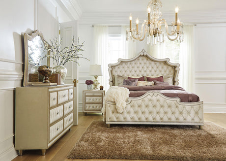Coaster Antonella 4-piece California King Bedroom Set Ivory