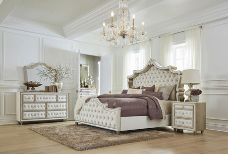 Coaster Antonella 5-piece California King Bedroom Set Ivory