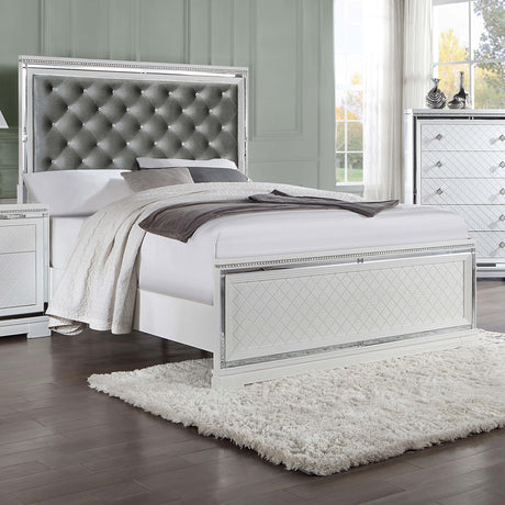 Coaster Eleanor Wood California King Panel Bed White