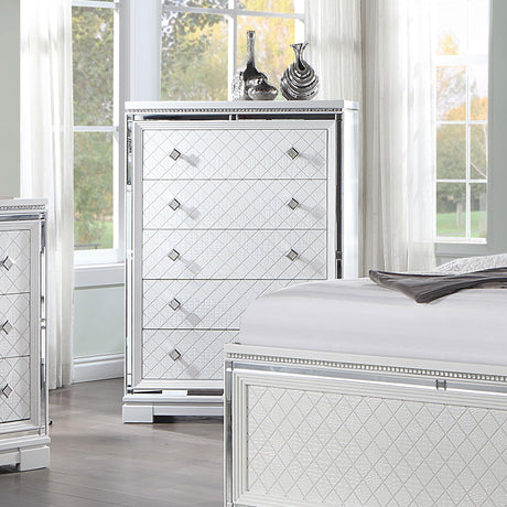 Coaster Eleanor 5-drawer Bedroom Chest White