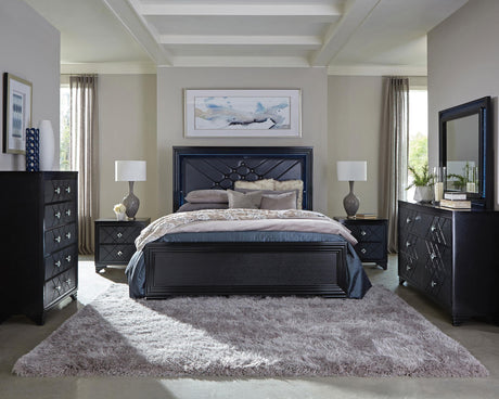 Coaster Penelope 5-piece Queen Bedroom Set Midnight Star