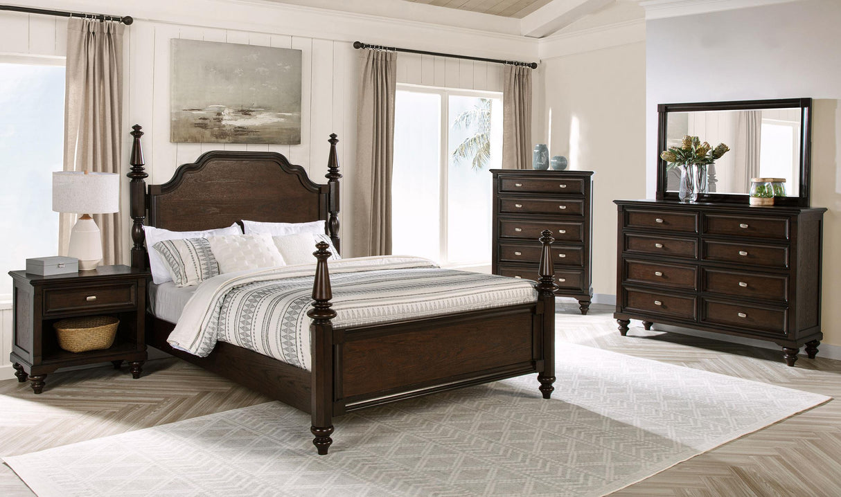 Coaster Andover 5-piece California King Bedroom Set Dark Oak