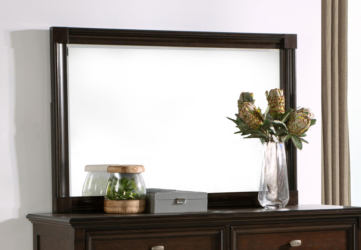 Coaster Andover Dresser Mirror Dark Oak