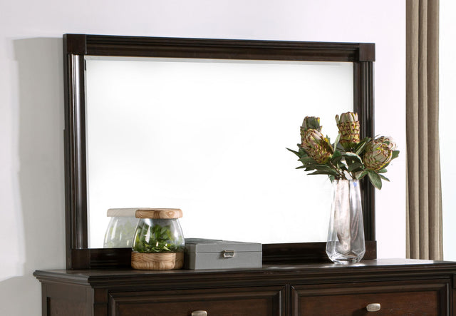 Coaster Andover Dresser Mirror Dark Oak