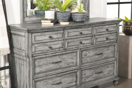 Coaster Avenue 8-drawer Dresser Weathered Grey