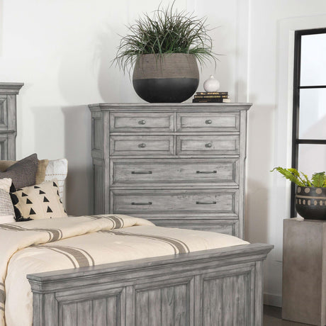 Coaster Avenue 8-drawer Bedroom Chest Weathered Grey