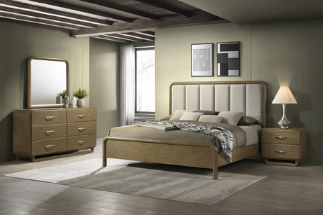 Coaster Amsbury 4-piece Eastern King Bedroom Set Nutmeg