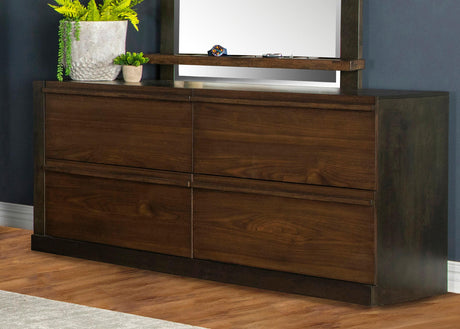Coaster Azalia 4-drawer Dresser Walnut