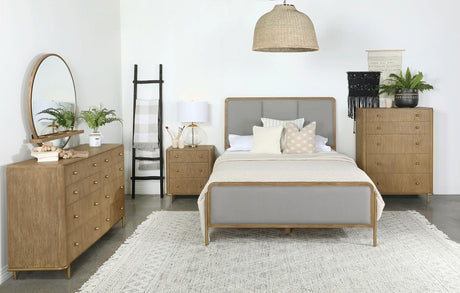 Coaster Arini 4-piece Eastern King Bedroom Set Sand Wash and Grey