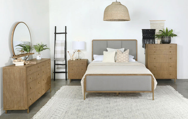 Coaster Arini 4-piece Eastern King Bedroom Set Sand Wash and Grey