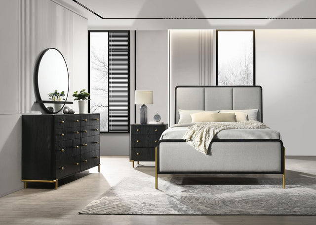 Coaster Arini 4-piece Queen Bedroom Set Black and Grey