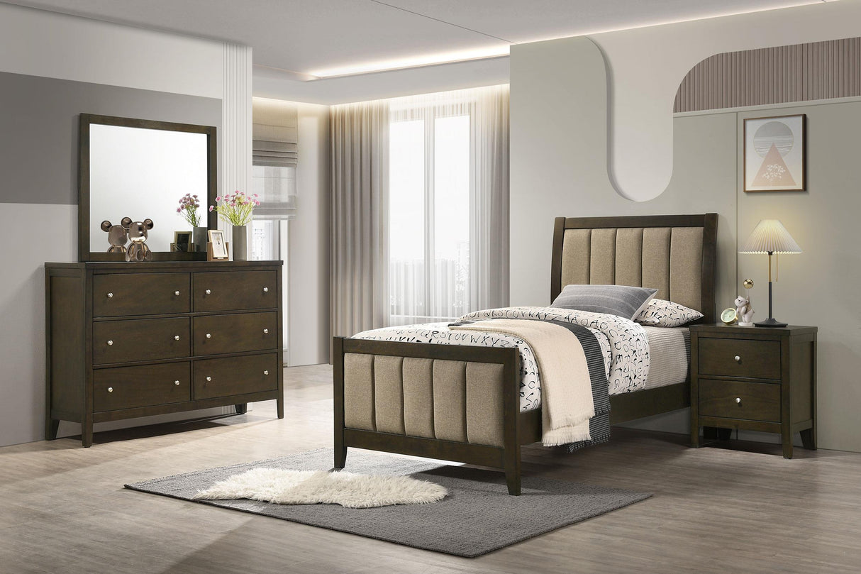 Coaster Wilkes 4-piece Twin Bedroom Set Dark Cocoa