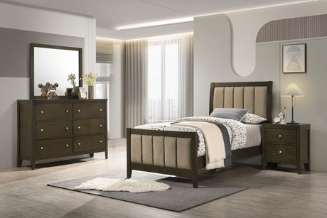 Coaster Wilkes 4-piece Twin Bedroom Set Dark Cocoa