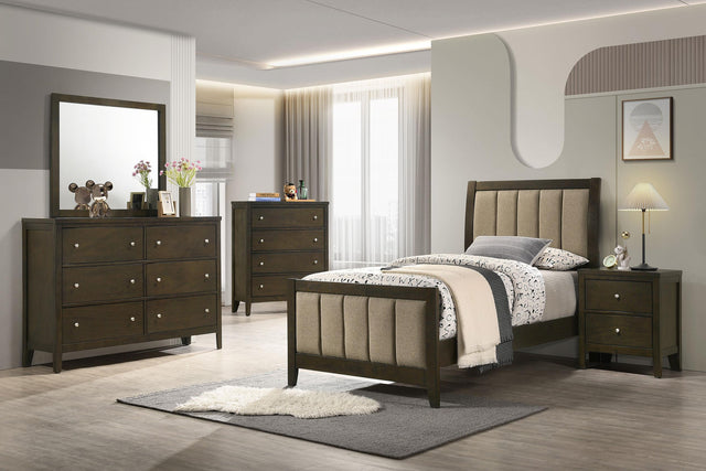 Coaster Wilkes 5-piece Twin Bedroom Set Dark Cocoa