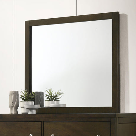 Coaster Wilkes Dresser Mirror Dark Cocoa