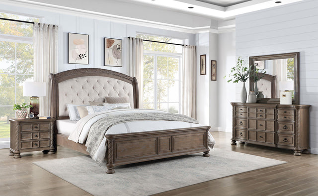 Coaster Emmett 4-piece Eastern King Bedroom Set Walnut