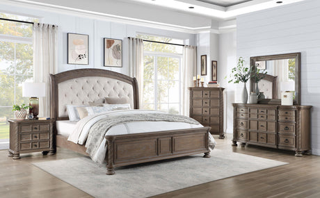 Coaster Emmett 5-piece Queen Bedroom Set Walnut