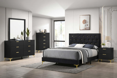 Coaster Kendall 5-piece California King Bedroom Set Black