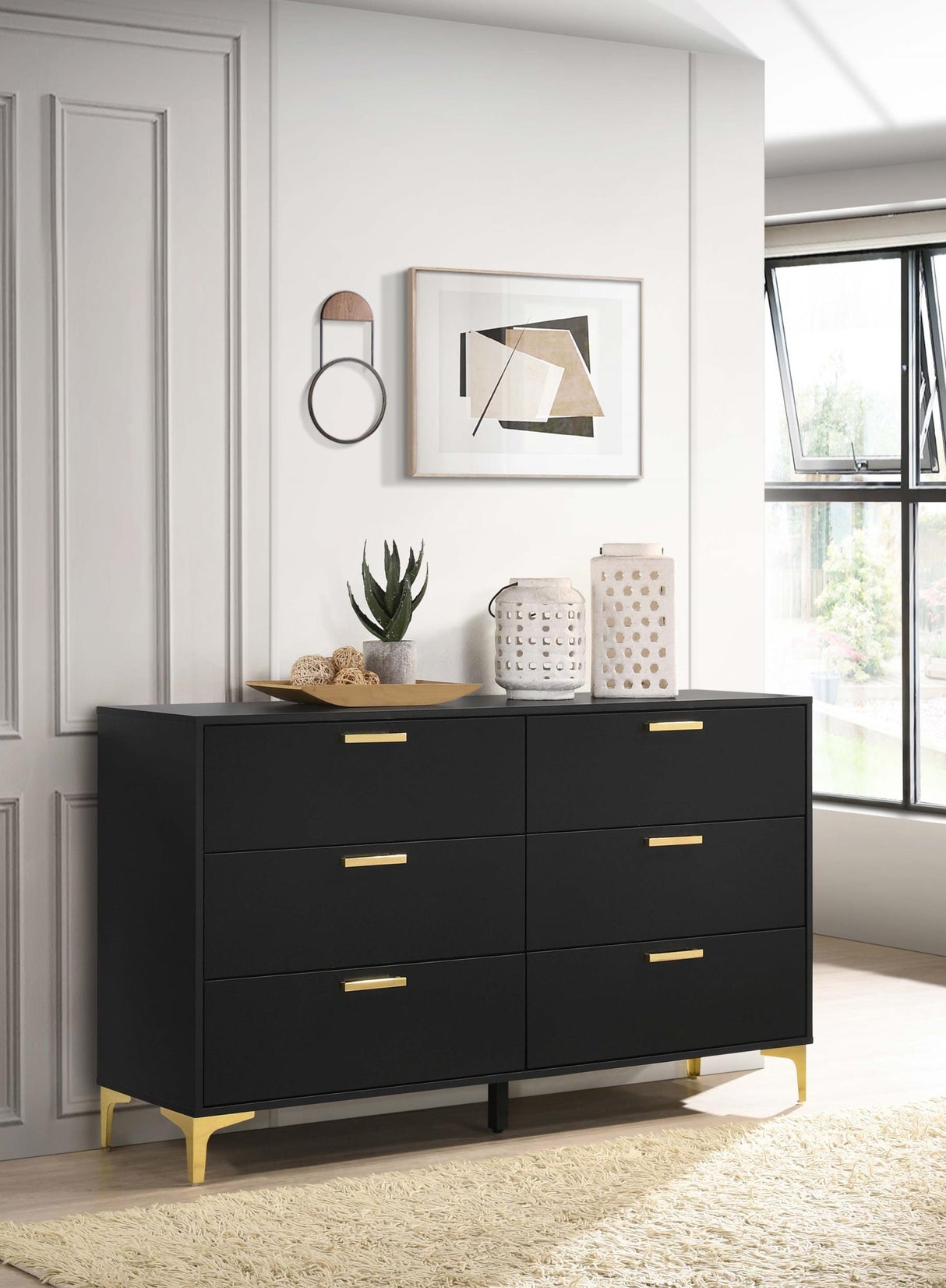 Coaster Kendall 6-drawer Dresser Black