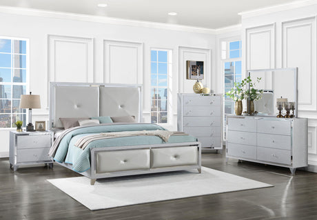 Coaster Larue 5-piece Queen Bedroom Set Silver