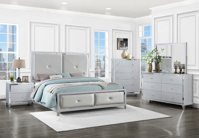 Coaster Larue 5-piece Queen Bedroom Set Silver