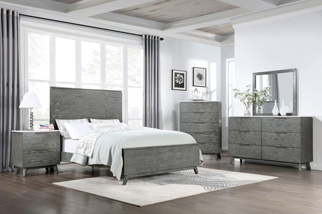Coaster Nathan 5-piece Queen Bedroom Set Grey