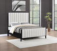 Coaster Brookmead 60-inch Upholstered Queen Bed Black