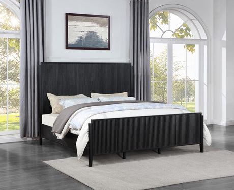 Coaster Brookmead Wood California King Panel Bed Black