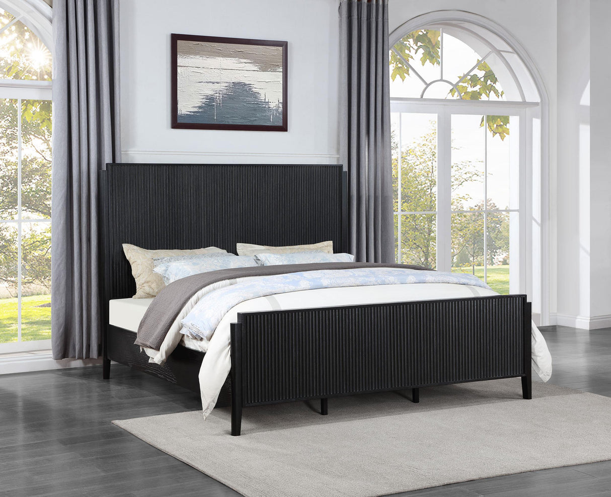 Coaster Brookmead Wood Queen Panel Bed Black