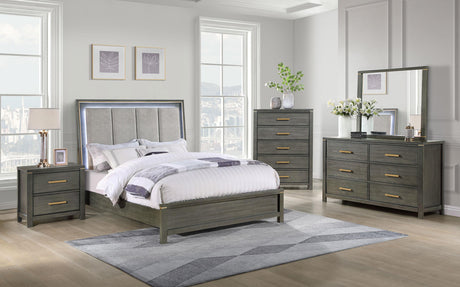 Coaster Kieran 5-piece Eastern King Bedroom Set Grey