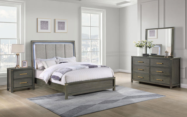 Coaster Kieran 4-piece California King Bedroom Set Grey